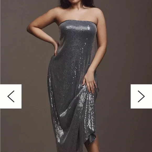 Hutch Sequin Sleeveless Maxi Dress - Picture 4 of 9